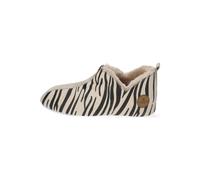 Shepherd Hausschuhe Lammfell Beige/Schwarz Warmfutter - 41