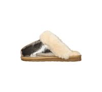 Shepherd Hausschuhe Leder Gold Warmfutter - 38