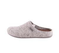 Shepherd of Sweden - Cilla Wollhausschuhe - Damen - 100% Wolle - Schlupfmodell - Pantoffeln - Gummisohle - Grey - Größe 39