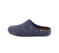 Shepherd of Sweden - Cilla Wollhausschuhe - Damen - 100% Wolle - Schlupfmodell - Pantoffeln - Gummisohle - Navy - Größe 38