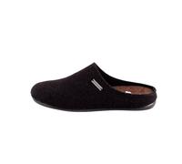 Shepherd of Sweden - Jon Wollhausschuhe - Herren - 100% Wolle - Schlupfmodell - Pantoffeln - Gummisohle - Black - Größe 46