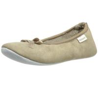 Shepherd SAGA Slipper, Damen Flache Hausschuhe, Beige (Stone 25), 40 EU