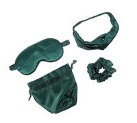 SHERCHPRY 1 Satz Seiden Schlafmaske Set mit Haarband und Aufbewahrungstasche Augenmaske für Reisen und Büro Licht Sorgt für Angenehmen Schlaf Perfektes für Entspannung