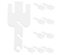 SHERCHPRY 10 Stück Garnspannungsgabeln Ersatzadapter für Strickmaschinen Kompatibel mit Addi King Express Fadenspannung Zubehör