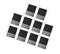 SHERCHPRY 10stücke Teiliges Reise Kordelzugbeutel Aus Vliesstoff Mit Transparentem Fenster Große Praktische Aufbewahrungstasche Für Schuhe Kosmetik Und Reise Zubehör