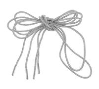 SHERCHPRY 2 Stück Glitzer Schnürsenkel Weiß Strass Rundkordel Ersatz Schnürbänder für Sneaker Sweatpants Hoodie Flexible Dekorative Vielseitige Schuh Kapuzenband Schnüre