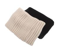 SHERCHPRY 2 Stück Ohrenwärmendes Stirnband Gestrickt Vertikal Gerippt Warmes Ohrstirnband aus Strick Sicherer Sitz Damen und Mädchen für Laufen und Joggen