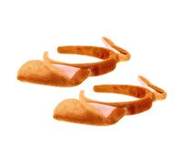 SHERCHPRY 2 Stück Welpen Stirnband Hunde/Haustier Stirnbänder Kopfband Haaraufsätze Party Kopfbedeckung Dekorativer Haarreifen Festival Haarband Festival Requisiten Kopfschmuck