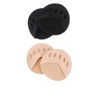 SHERCHPRY 2paare Zehensocken Unsichtbar für Peep-toe Socken mit Halbsohle für Vorderfuß Baumwollsocken als Halbschuhsocken für Sportschuhe und Lederschuhe