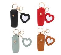 SHERCHPRY 4 Stück Lippenstiftetui Lippenstift Tragetasche Geldbörse Der Lippenstift Lippenstift-Organizer -Tasche Reise-Kosmetiktasche