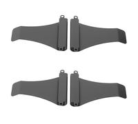 SHERCHPRY 4 Stück Pack Schwarze Geldklammern aus Metall mit Metallfeder Kompakte Geldscheinklammern und Ausweishalter für Herren Schlanker Kartenhalter für Büro Reisen und Alltag