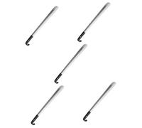 SHERCHPRY 5 Stück Schuhlöffel aus Edelstahl Schuhanzieher Schuhheber Hörner handhaben Eingang lang Schuhlöffel aus Metall reise schuhlöffel Herren Schuhlöffel weiches Gummi Black