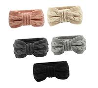 SHERCHPRY 5stücke Stirnband Mit Breiter Krempe Aus Acrylgarn Warmes Stirnband Für Sport Und Alltag Praktisches Haarbänder Schleife Für Jede Frau Und Jedes Mädchen