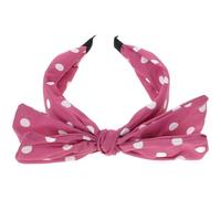 SHERCHPRY Damen Stirnband Mit Schleife Breites Haarband Aus Stoff Süße Haarschmuck Für Frauen Und Mädchen Rot Design Bequemer Für Ganzen Tag