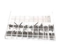 SHERCHPRY Karton 270 Stück Uhrenarmband Federstege Uhrenarmband Reparatur Werkzeug Federstege aus Edelstahl Federstege für Uhrbänder Kombinationstabelle Federleiste Gurt