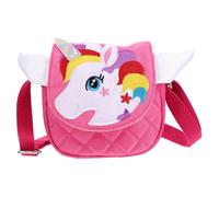SHERCHPRY Kleine Einhorn Umhängetasche 14x13x5cm aus Oxford Stoff Handliche Schultertasche für Kleinkinder Geeignet für Alltag und Spielplatz