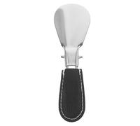 SHERCHPRY Schuhlöffel Edelstahl Klappbar 12.00 X 3.50 X 0.50 Cm Tragbarer Schuhanzieher Mit Pu-Schutzhülle Für Damen Herren Senioren Reise Und Alltag