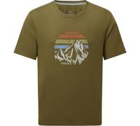 Sherpa Adventure Gear Bali Retro Sunset Tee moss - Größe M