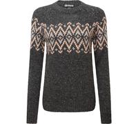 Dumji Crew Sweater Women grau S - Farbe charcoal