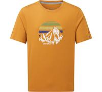 Sherpa Adventure Gear Herren Bali Retro Sunset T-Shirt (Größe XXL, orange)