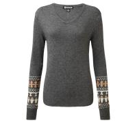 Sherpa Adventure Gear Maya V-Neck Women kharani grey - Größe XL