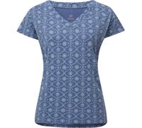 Sherpa Adventure Gear Neha V-Neck Tee Women seaport blue sublime - Größe M
