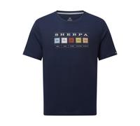 Sherpa Bali Element Tee Herren Kurzarmshirt rathee blue Größe S Farbgruppe navy navy Herren 45% Polyester, 35% Lyocell, 20% Baumwolle