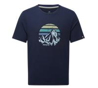 Sherpa - Bali Retro Sunset Tee - T-Shirt, Gr. XXL, blau (RatheeBlue)