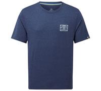 Sherpa - Jutnu Badge Tee - T-Shirt, Gr. S, blau (RatheeBlue)