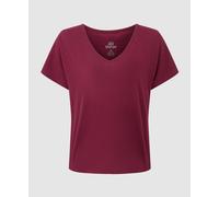 Sherpa - Women's Jutnu V-Neck Tee - T-Shirt, Gr. S, rot (Wine)