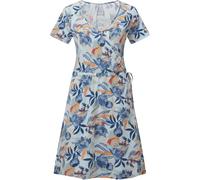 Sherpa Neha Faux Wrap Damen Kleid, blau S