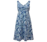 Sherpa - Women's Neha Empire Dress - Kleid, Gr. L, blau/grau (SeaportBlue/BhodiLeaf)