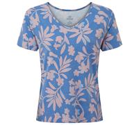 Sherpa - Women's Neha V-Neck Tee - T-Shirt, Gr. L, blau (SeaportGurans)