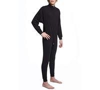 Sherwood Unisex Unterwäsche 1 Teilig mit Zip Unterw sche, Schwarz, M EU