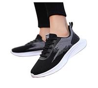 shesuseke Damen Mesh Sneaker Leicht Luafschuhe Walkingschuhe Joggingschuhe Fitnessschuhe Damen Mesh Atmungsaktive Sport Straßenlaufschuhe