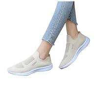 shesuseke Damen Sportschuhe Mesh Slip On Schuhe Turnschuhe Sommerschuhe Laufschuhe Outdoor Frauen Joggingschuhe Atmungsaktiv Schuhe Sneakers Fitnessschuhe rutschfest Running Shoes Frua Walking Schuhe