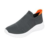 shesuseke Damen Sportschuhe Mesh Slip On Schuhe Turnschuhe Sommerschuhe Laufschuhe Outdoor Frauen Joggingschuhe Atmungsaktiv Schuhe Sneakers Fitnessschuhe rutschfest Running Shoes Frua Walking Schuhe
