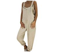 shesuseke Latzhose Damen Overalls Größe Latzhose Plus Romper Casual Playsuit Frauen Loose Jumpsuit Baggy Women's Jumpsuit
