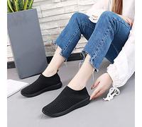 shesuseke Mesh Sneaker Sommerschuhe Damen Mesh Walkingschuhe Slip On Schuhe Leichtgewichts Atmungsaktiv Freizeitschuhe Outdoor Sportschuhe Sneakers Laufschuhe TurnschuheOutdoor Sport und Laufen