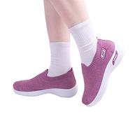 shesuseke Schuhe Damen Laufschuhe Atmungsaktiv Freizeit Slip On traßenlaufschuhe Dämpfung Sneaker Damen Schuhe Sneakers Fitnessschuhe Running Shoes Frua Walking Schuhe