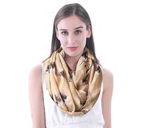 Shetland Sheepdog Sheltie Dog Print Damen Infinity Schal Snood Leicht, camel, One size
