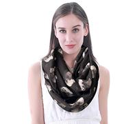 Shetland Sheepdog Sheltie Dog Print Damen Infinity Schal Snood Leicht, Schwarz , One size