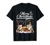 Shiba Inu Christmas Tree Lights Decorations Dog Lover Xmas T-Shirt