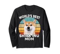 Shiba Inu Muttertag - World's Best Shiba Inu Mom Dog Langarmshirt