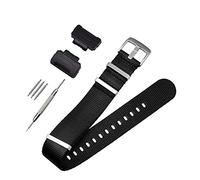Shieranlee NATO Nylon Strap Armband Kompatibel mit Casio G-Shock GA-110 120 GA-400 GD-100 DW-5600 GLS-8900 Canvas Men Bracelet Band Black Adapters