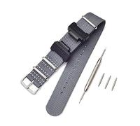 Shieranlee NATO Nylon Strap Armband Kompatibel mit Casio G-Shock GA-110 120 GA-400 GD-100 DW-5600 GLS-8900 Canvas Men Bracelet Band Black Adapters