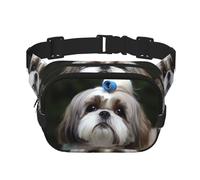 Shih Tzu Gürteltasche für Hunde, klein, modisch, Crossbody, leicht, für Damen und Herren, Laufen, Workout, Wandern, Reisen