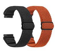 SHIJZWD Elastische Uhrenarmbänder 16mm 18mm 19mm 20mm 22mm 24mm Armband mit Schnellverschluss, Verstellbares Dehnbares Nylon Loop Sport Atmungsaktive Ersatzarmband für Herren Damen