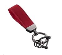 SHILONGBAIHUO 1 Stück Auto Schlüsselanhänger für Hyundai i30 | Mk3 III | 2017-2025, mit Anti Verlust D Schnalle, 360 Grad Drehbarer, für Auto Geschenk für Damen Herren,Red