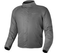 SHIMA RAINSHELL Damen Regenajacke | Wasserdichte Jacke | Regenbekleidung Wasserdicht mit Tragetasche (Grau, L)